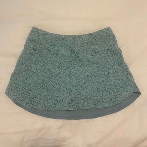 Outdoor Voices Textured Blue Mini Skirt